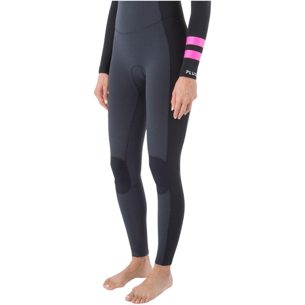 Fato De Mergulho Hurley Plus Feminino 2025 Com Chest Zip 5/3mm WFS0012503 - Black